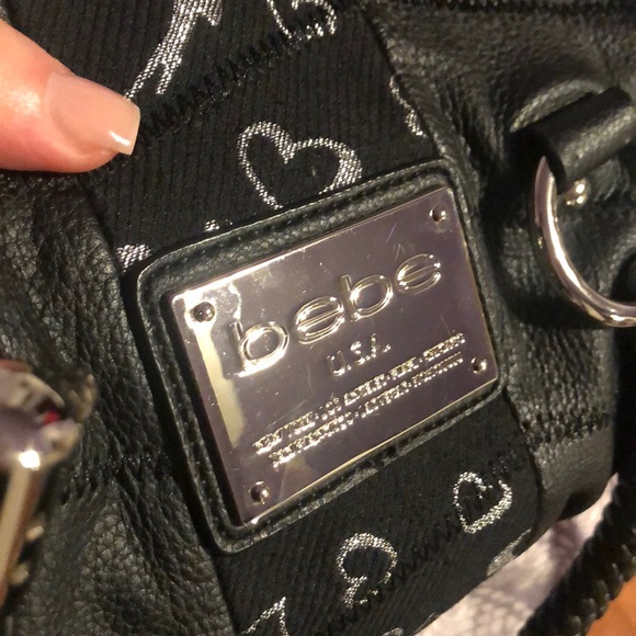 Bebe Black & silver shoulder bag🖤🤍 - Picture 5 of 7